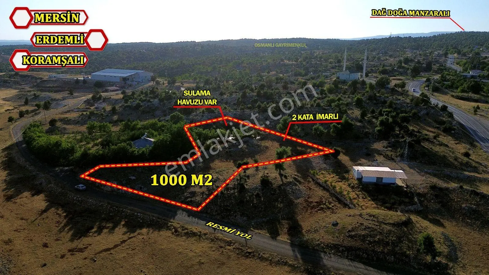 2 Kata İmarlı 1000 M2 Arsa — fotoğraf 18