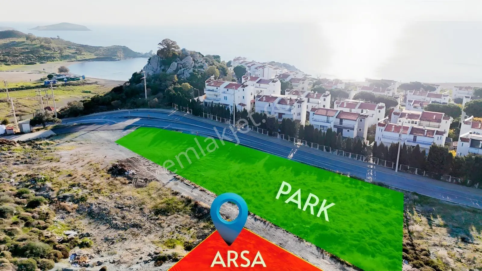 Akarca'da Denize Yakın Müstakil Köşe Parsel 326 M2 Villa Arsası — fotoğraf 4