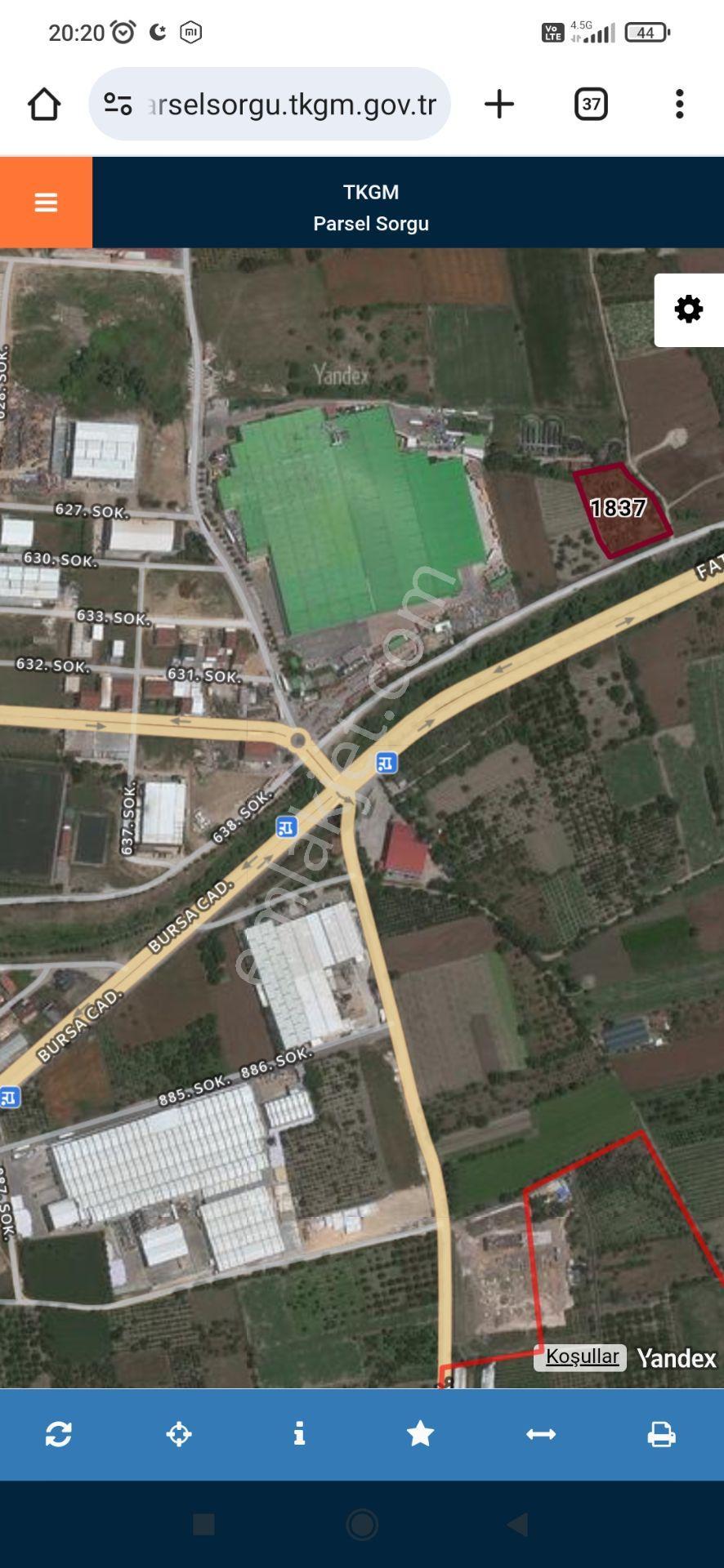 İnegöl Yeniceköy'de Sanayi İmarına Yakın Konumda Satılık 5000 M² Yola Cephe Tarla — fotoğraf 17