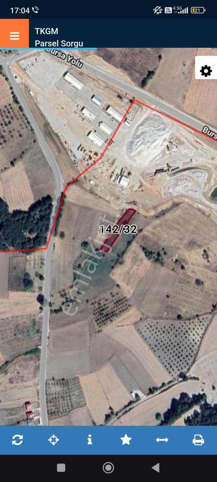 Bm Real Estate Keles Kıranışıklar'da Satılık 849 M2 Tarla — fotoğraf 2