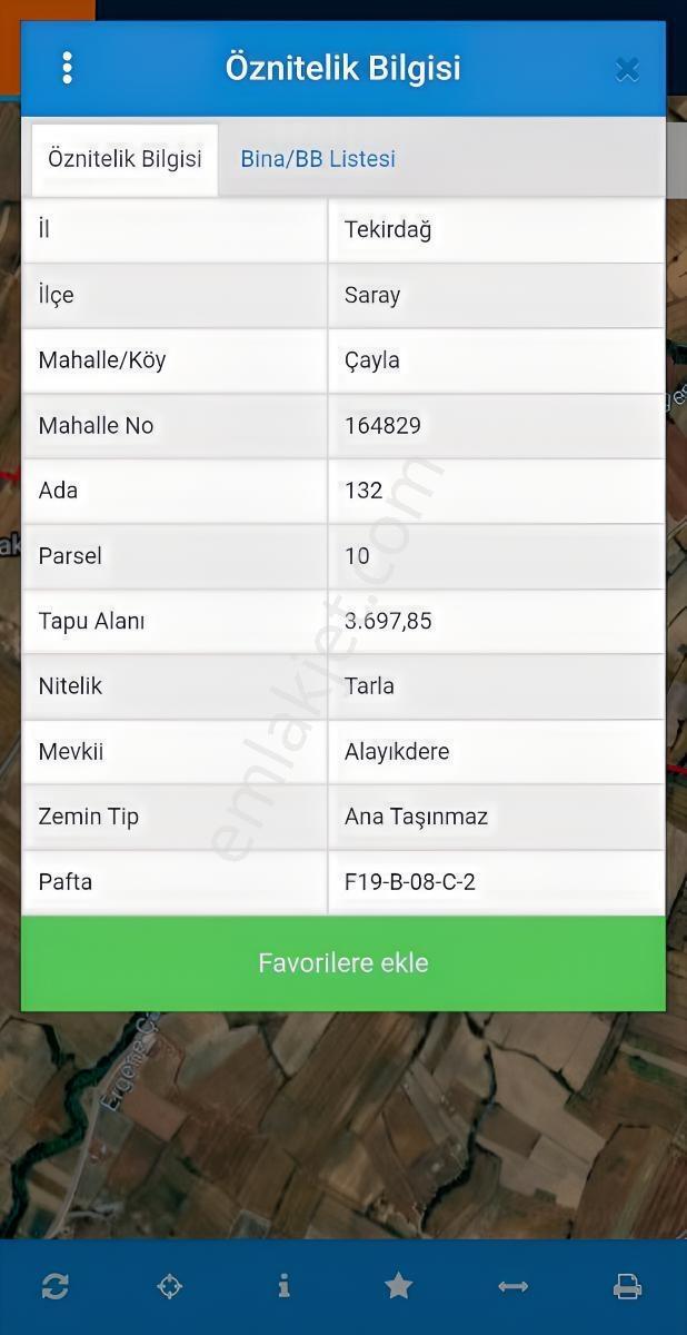 Saray Çayla Tek Tapu 3.697 M² Yerimiz Satılıktır. — fotoğraf 5
