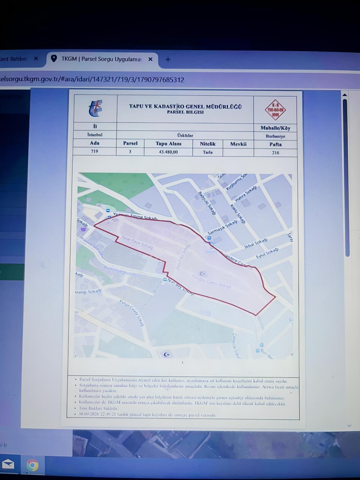 Üsküdar Küplücede 4 Kat Konut İmarlı Parselde 180 M² Hisse — fotoğraf 3