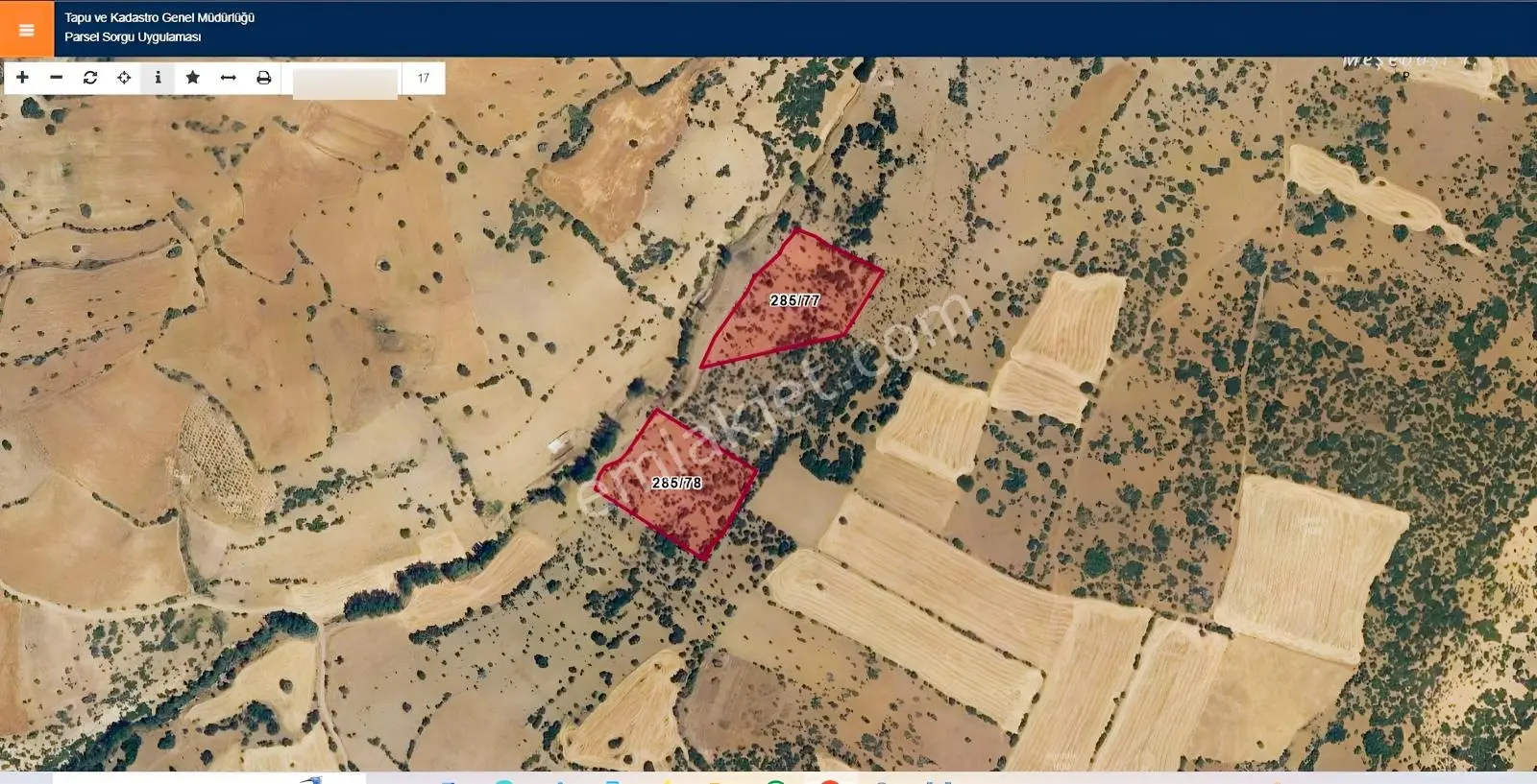 Tepekent Göleti Sulaması Proje İçerisinde 9342 M² Satılık Tarla — fotoğraf 2