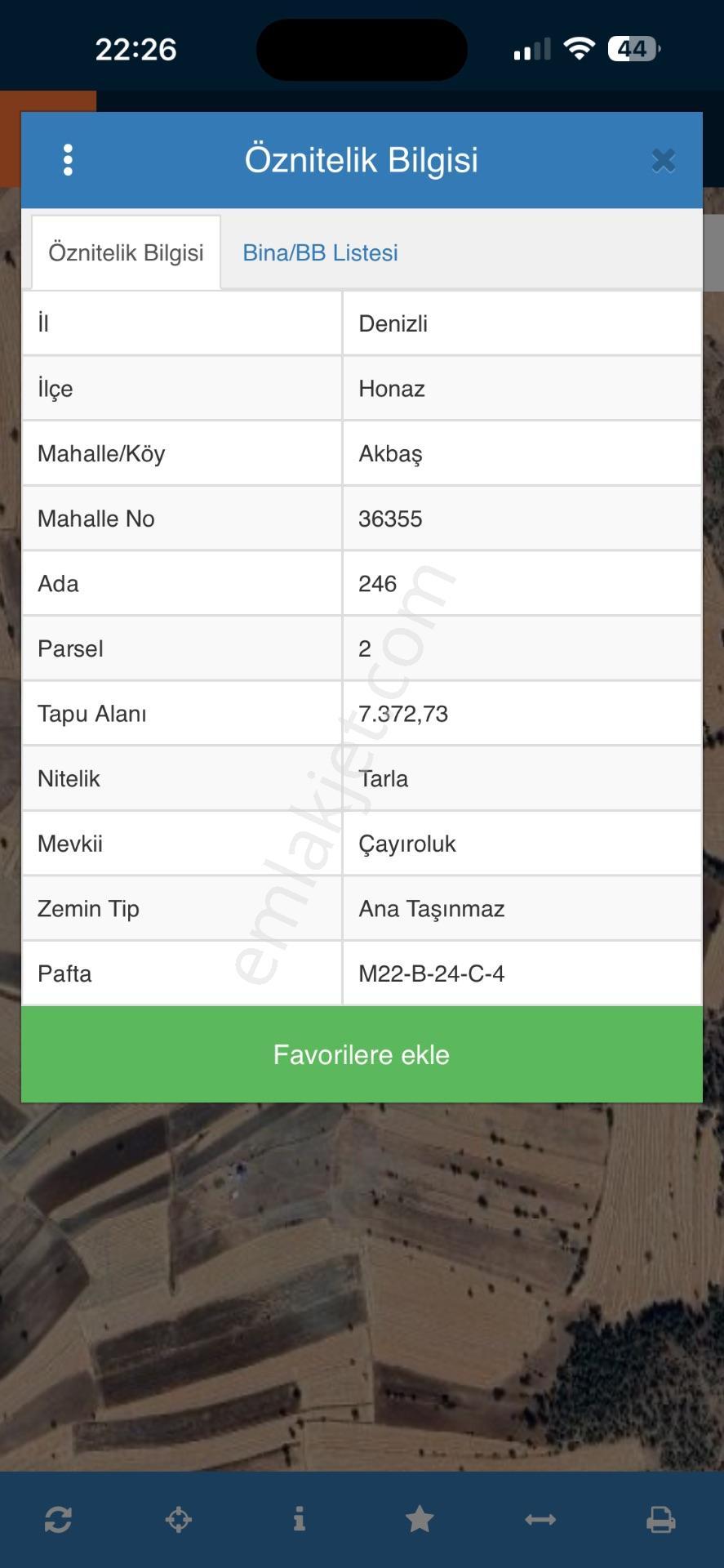 Honazda İmara Yakın Satılık Tarla — fotoğraf 6