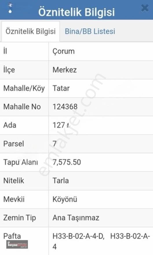 Tatar Köyü Satılık Tarla — fotoğraf 2