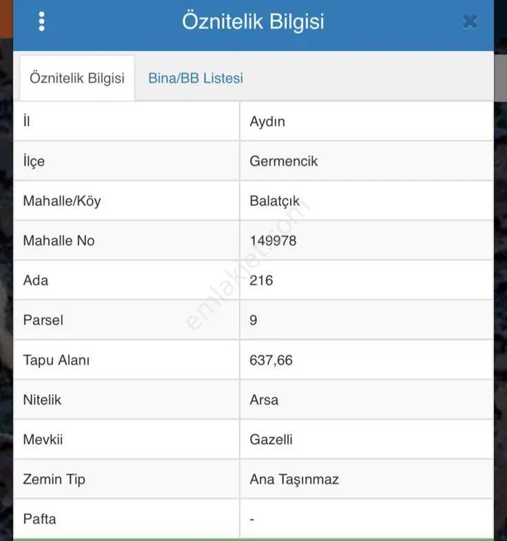 Germencik Balatçık Mah'de Harika Konumda 637 Metre Kare 2 Kata İmarlı Villa Arsası — fotoğraf 4