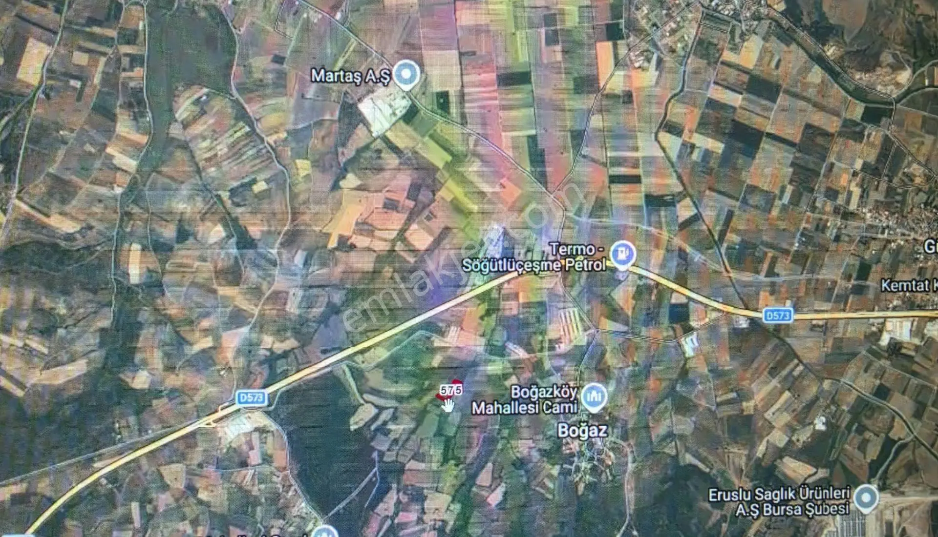 Bke Bursa Kılıç Tan M.k.p. Boğaz Köyde Satılık 6700 M2 Tarla — fotoğraf 3