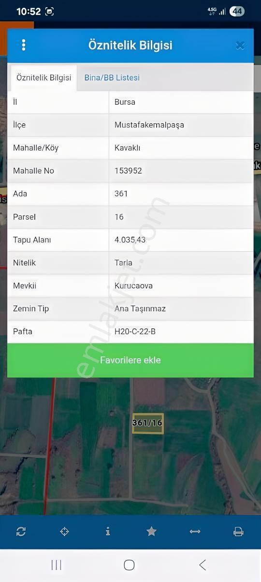 Tatkavaklıda Satılık 670 M² Hisse-muayene İstasyonuna Yakın — fotoğraf 3