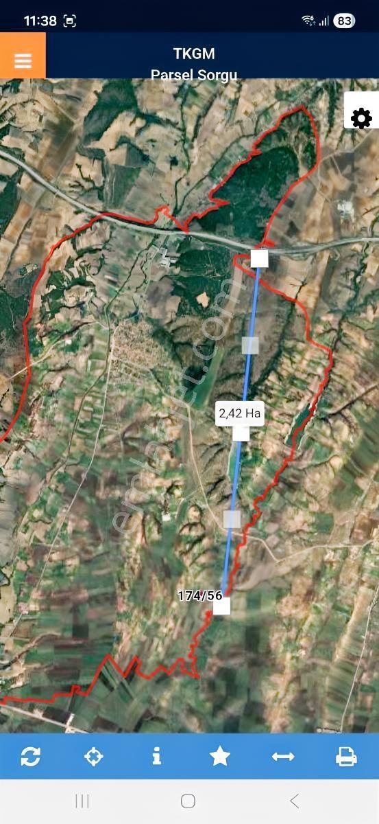 Satılık 3896.92 M² Tarla Kırklareli Lüleburgaz Kırıkköy — fotoğraf 4