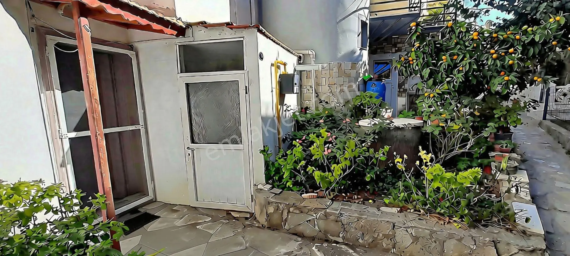 Yenifoça Narezen'de Deniz Manzaralı Bahçeli Doğalgazlı 2+1 Dubleks — fotoğraf 2