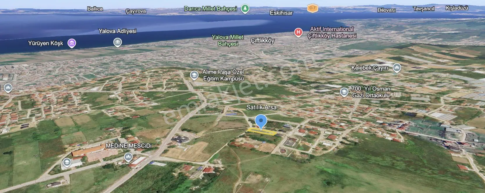 Yalova Merkezde | Deniz Manzaralı | Dubleks Villa İmarlı | Satılık Arsa — fotoğraf 24