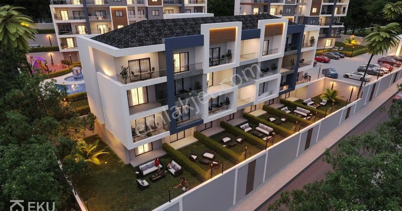 Kuşadası Merkezde Satılık 2+1 Nezih Daireler — fotoğraf 15