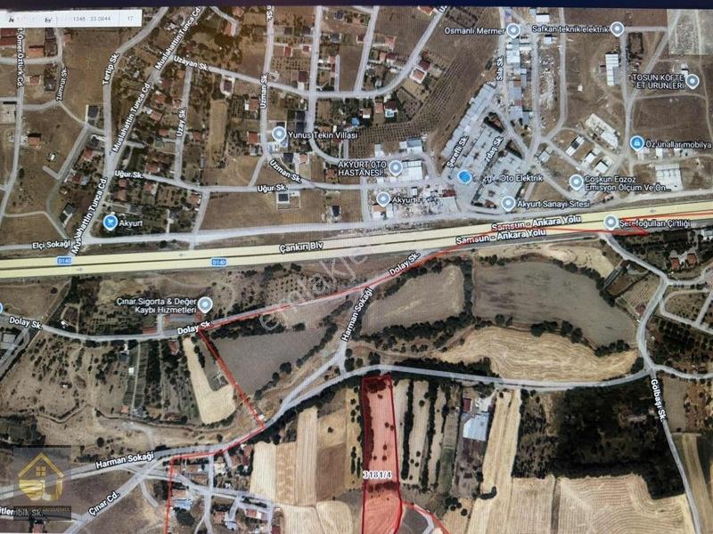 Ankara Akyurtta Ana Yola Cephe 900m2 Yatırımlık Tarla — fotoğraf 5