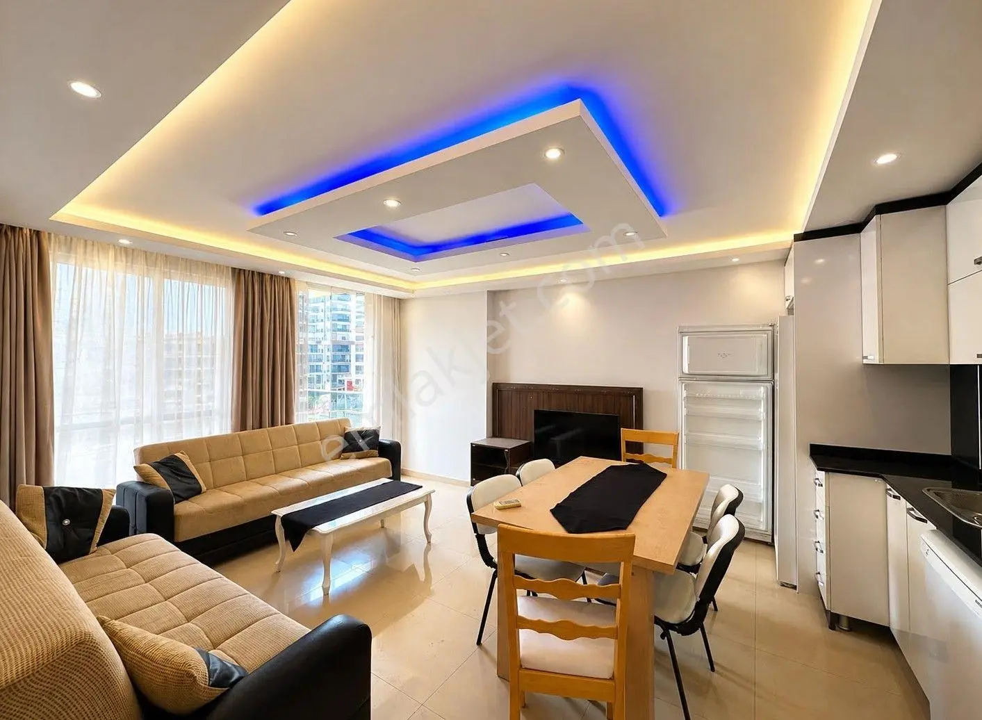 Acill Alanya Mahmutlar Mah.eşyalı Satılık 1+1 Daire — fotoğraf 3