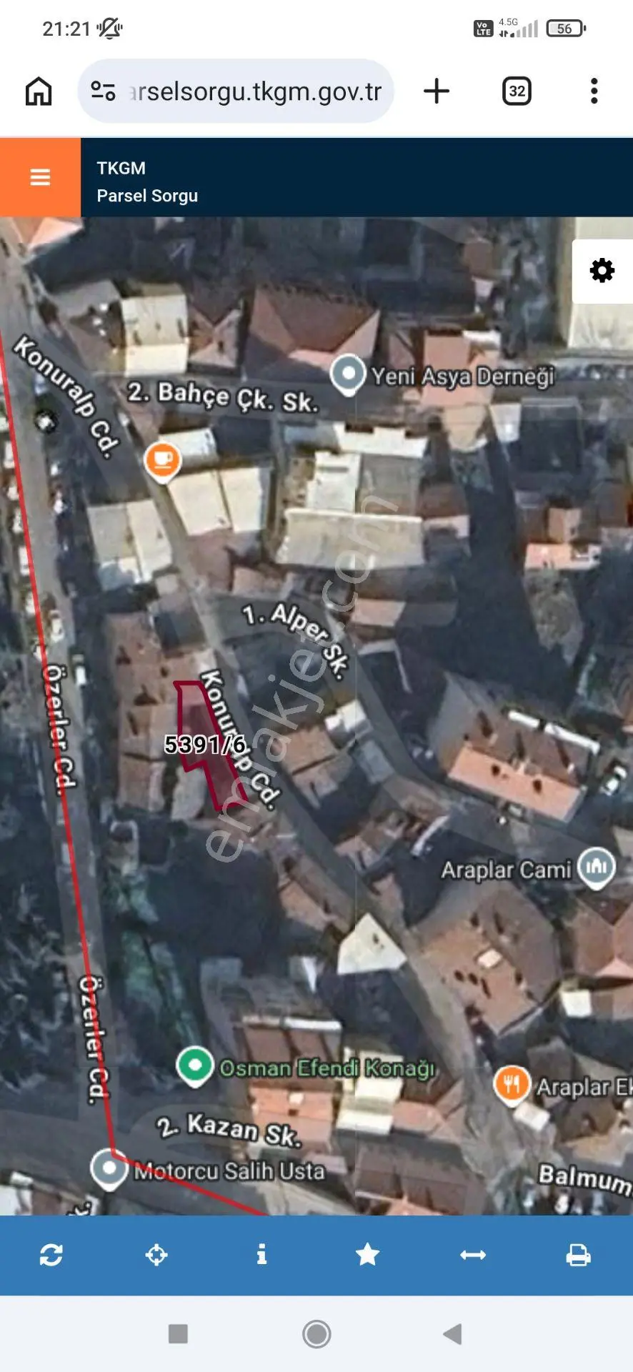 Alipaşa Mahallesi Konuralp Caddesi Üzerinde 81 M² Satılık Gayrimenkul