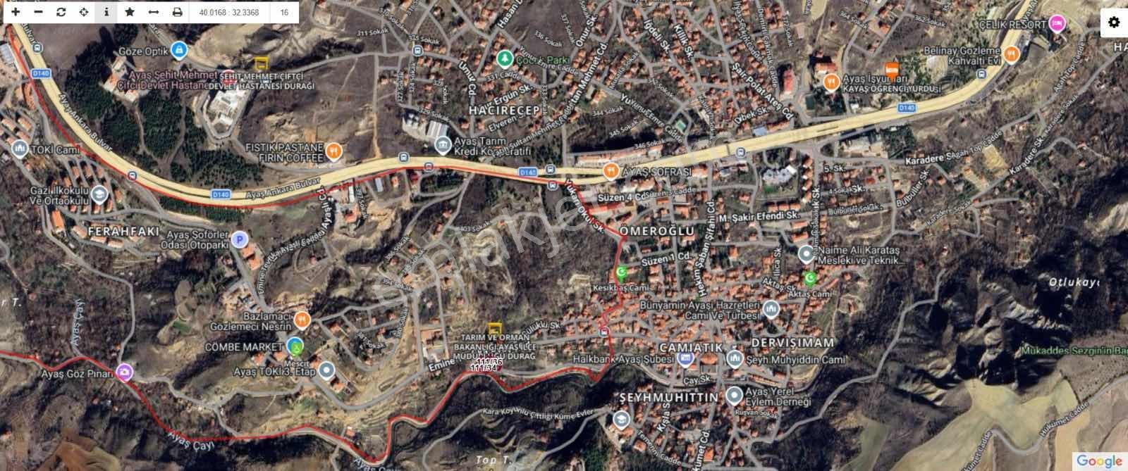 Ayaş Merkezde 1.462 M2 Tek Tapu Ahşap Evli Bağ — fotoğraf 30