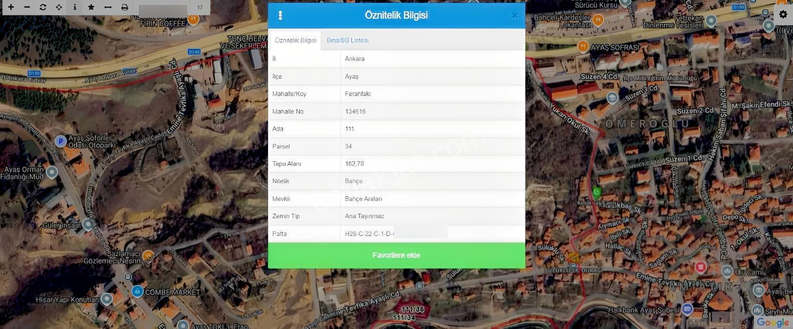 Ayaş Merkezde 1.462 M2 Tek Tapu Ahşap Evli Bağ — fotoğraf 32