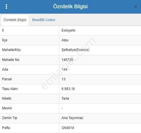Eskişehir Alpu Esence 50 Metre Asfalt Cepheli 7000 M2 Tarla — fotoğraf 6