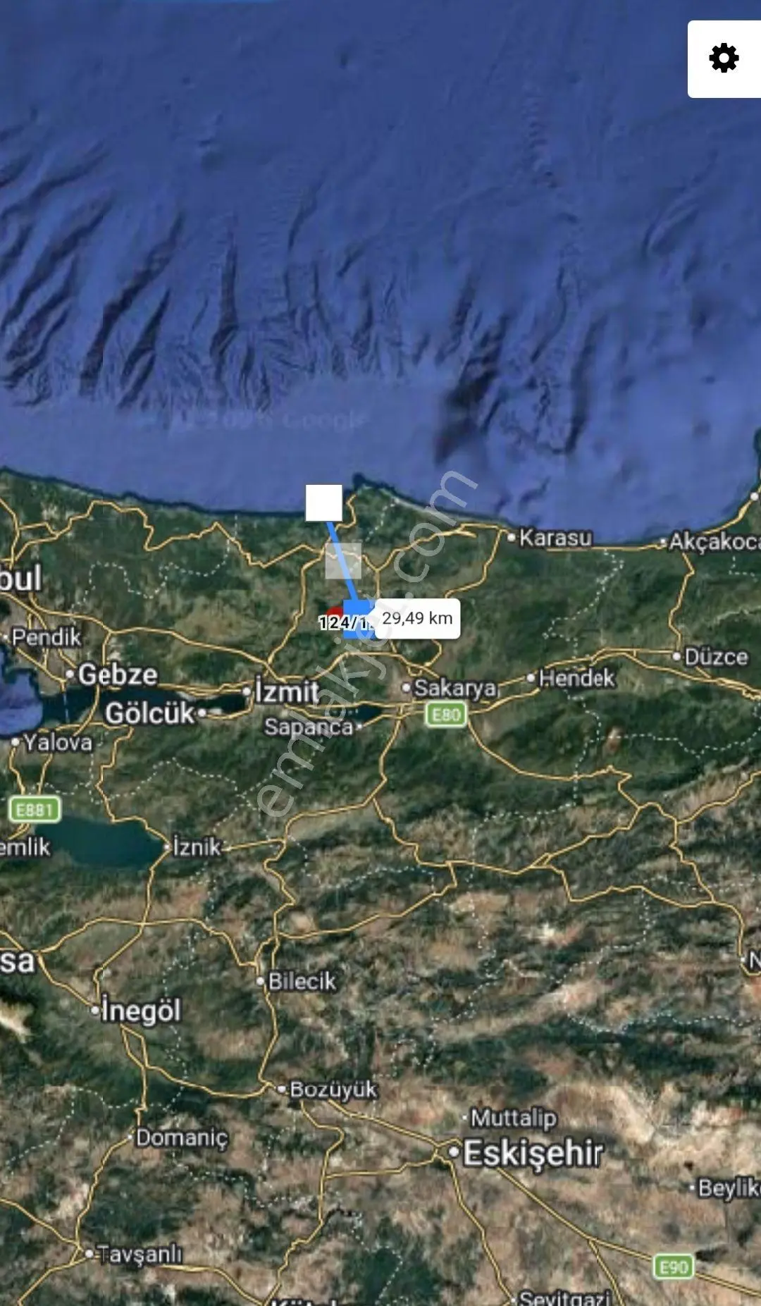 Kocaeli Kandıra Ömerli Köyün De 1405,m2- Tarla — fotoğraf 2