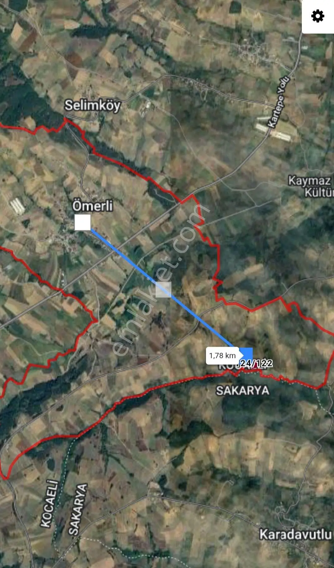 Kocaeli Kandıra Ömerli Köyün De 1405,m2- Tarla — fotoğraf 4