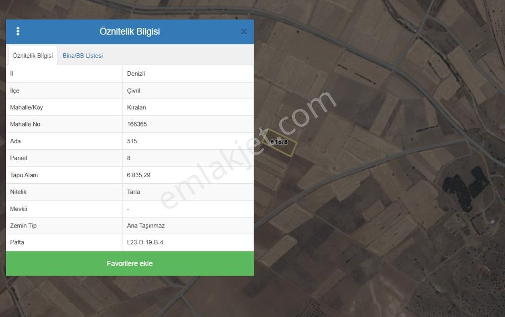 Lobby Fortis'ten Çivril Kıralan'da 6.835 M2 Satılık Tarla — fotoğraf 14