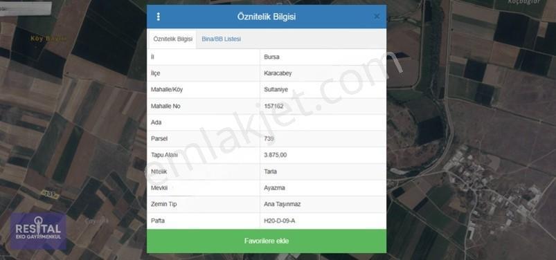 Karacabey Sultaniye 3.875 M2 Müstakil Tapulu Tarla — fotoğraf 13