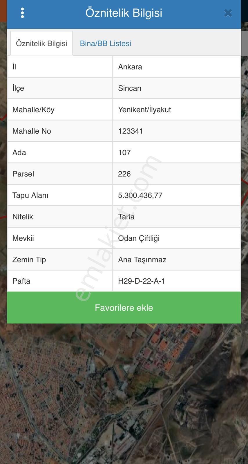 Sincan İlyakutta Savunma Sanayi Bölg. 500 M2 Kooperatif Hissesi. — fotoğraf 2