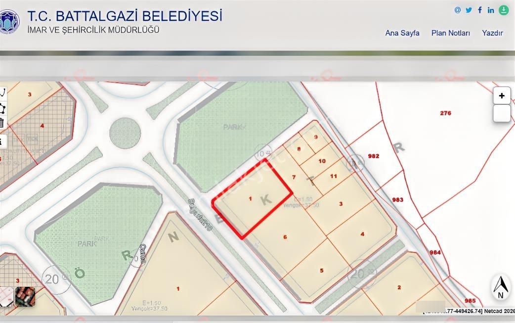 Özgür'den Bulgurlu'da Anayola Yakın Satılık 1.300 M² İmarlı Arsa — fotoğraf 2