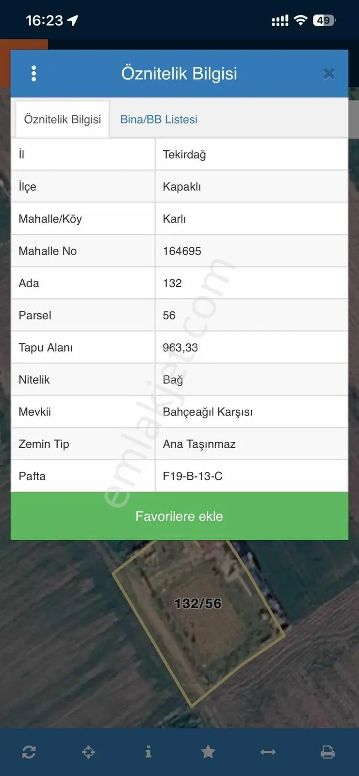 Kapaklı Karlı Satılık 3/1 Hisse — fotoğraf 2