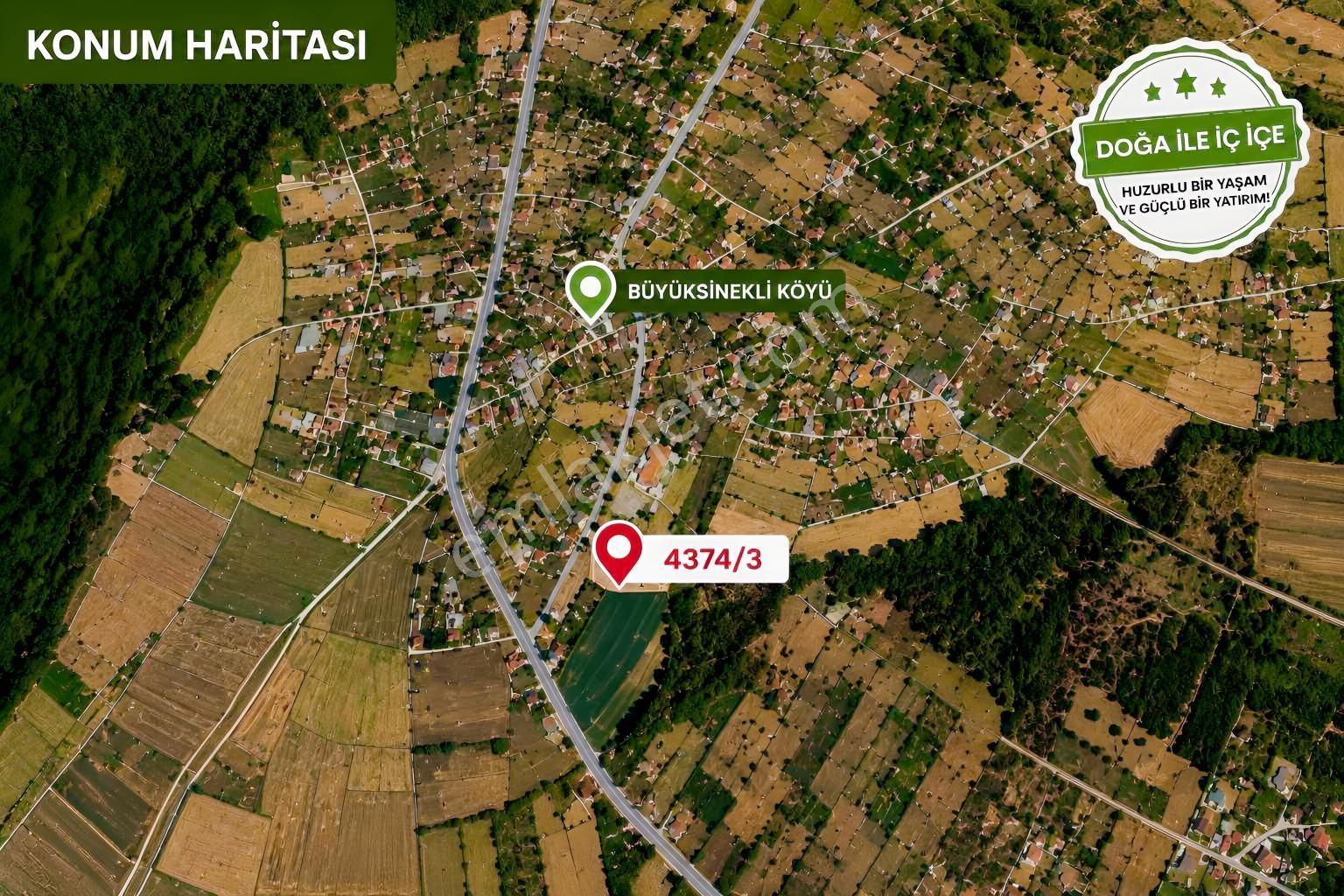 Silivri Büyüksinekli'de Yola Cepheli 250 M² Hisse | Yatırımlık — fotoğraf 3