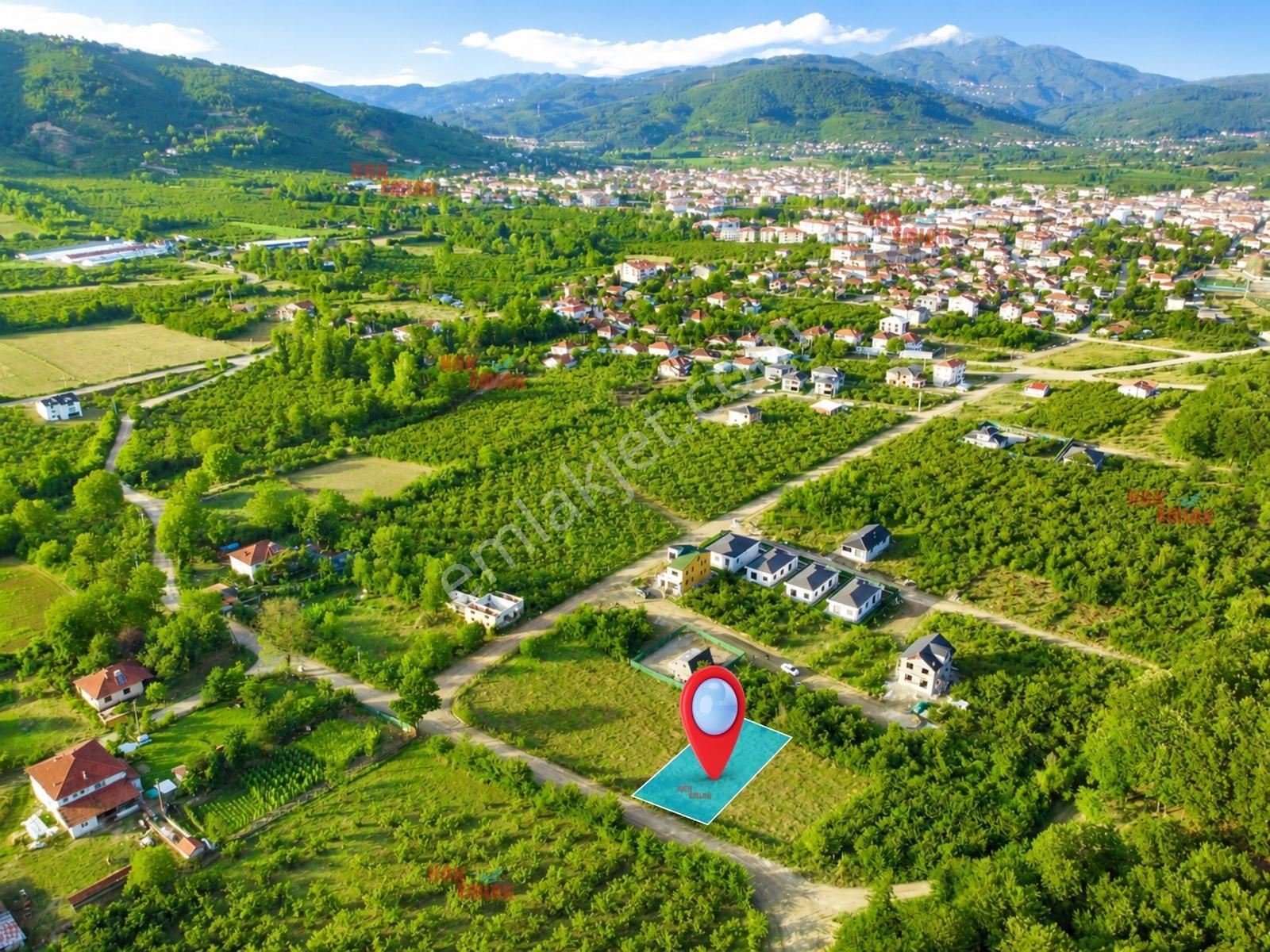 Hak Emlaktan Cumayeri'nde Villalar Bölgesinde Satılık 453m² Arsa — fotoğraf 12