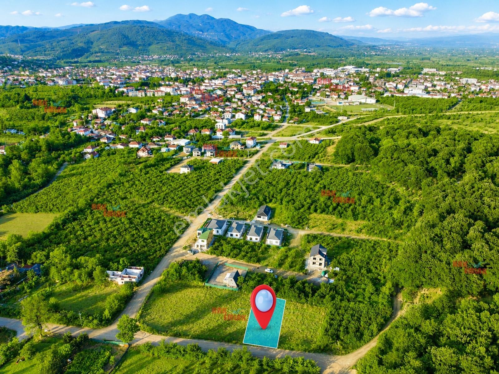 Hak Emlaktan Cumayeri'nde Villalar Bölgesinde Satılık 453m² Arsa — fotoğraf 24