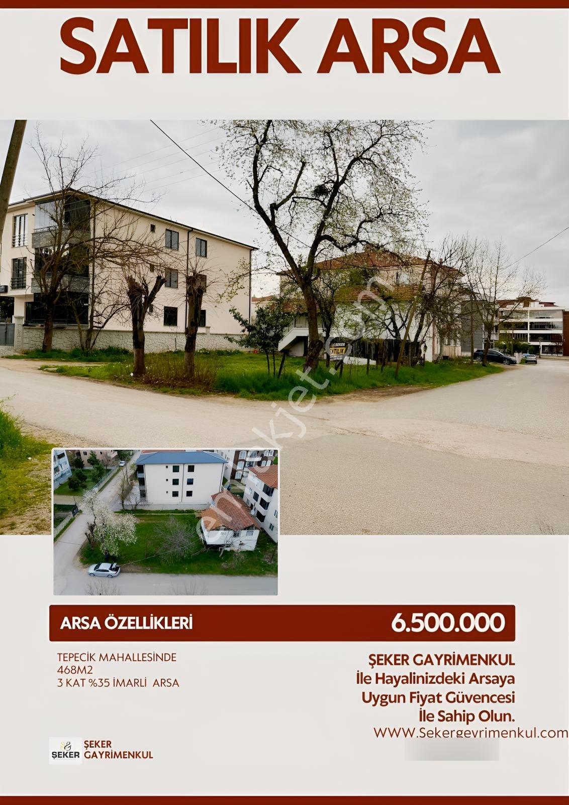 29-şekergayrimenkul Tepecik Mah. 468m2 Acil Satılık Parsel — fotoğraf 5