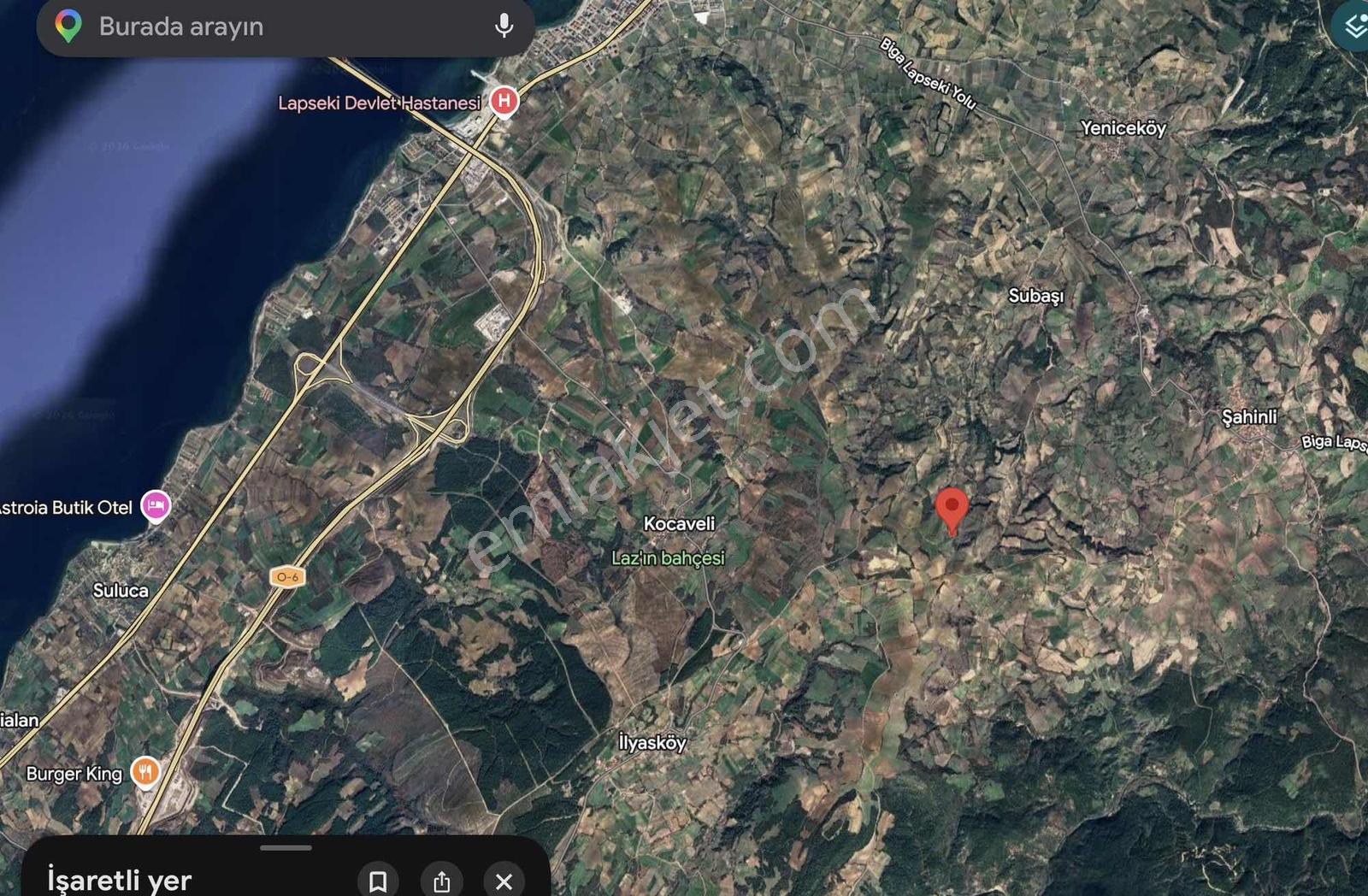 Çanakkale Lapseki'de Yatırımlık 2.100 M2 Satılık Kıymetli Tarla. — fotoğraf 5
