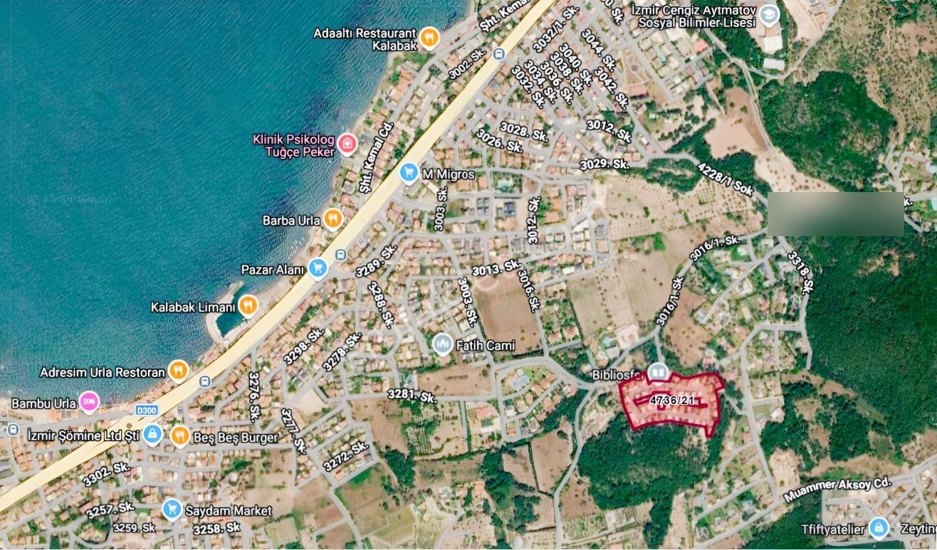Kalabakda Sitede Deniz Manzaralı Teraslı Satılık Müstakil Villa — fotoğraf 27