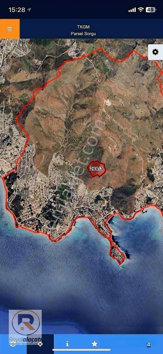 Bodrum Akyarlarda 400 M2 Deniz Manzralı Satılık Tarla — fotoğraf 2