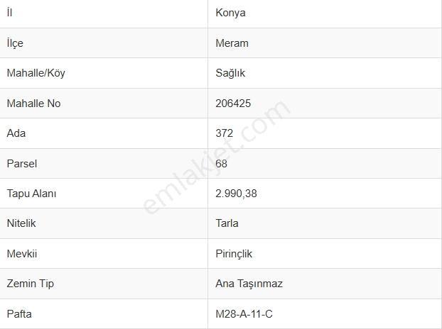 Yksden Meram Sağlıkta Antalya-konya Yoluna Yakın Satılık Tarla — fotoğraf 2