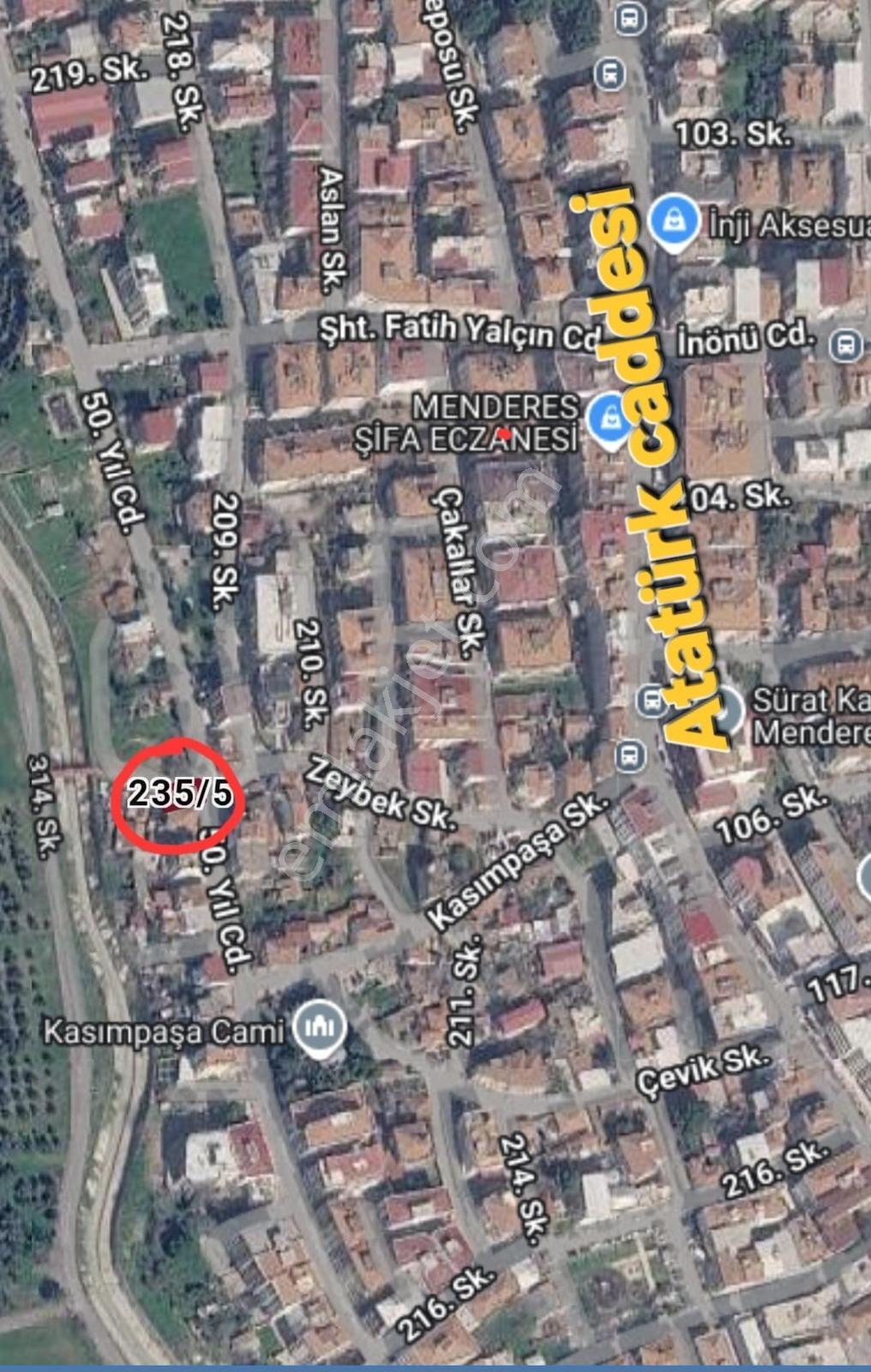 Menderes Kasımpaşa'da Satılık 68m² İmarlı Arsa Hisses — fotoğraf 7