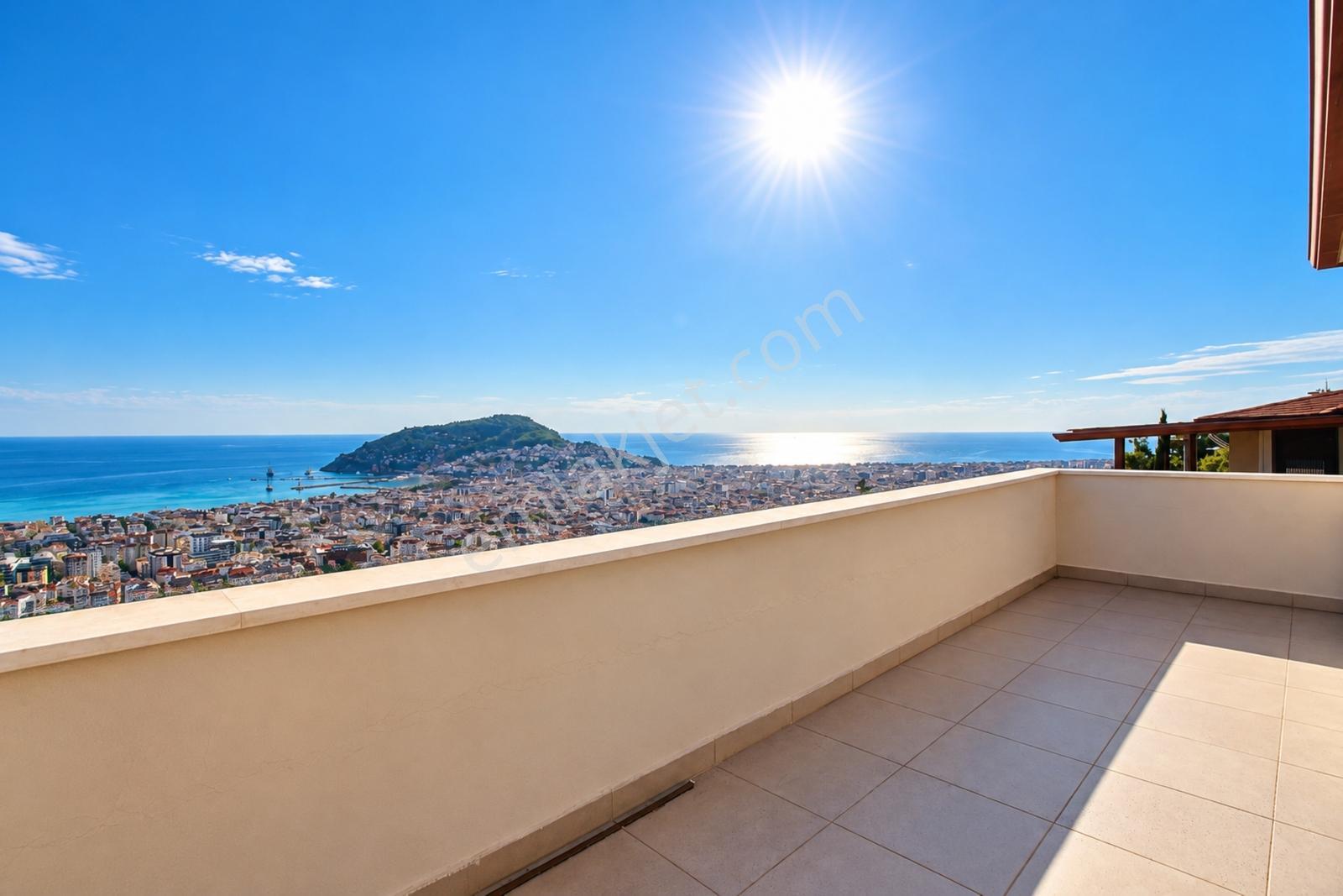 Alanya Bektaşta Ful Deniz Manzaralı 3+1 Vatandaşlığa Uygun Daire — fotoğraf 25