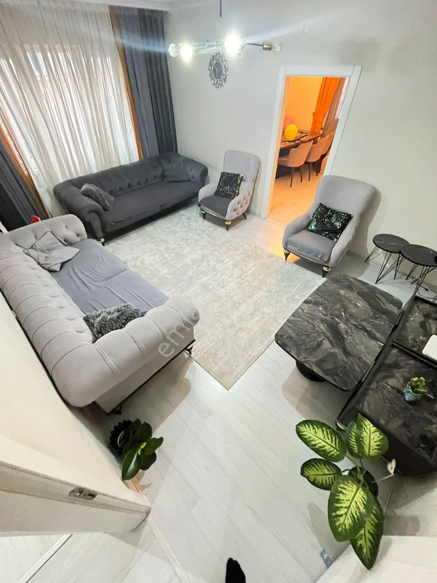 M.Ç Emlak,Tan Akşemettin Mah 3+1 Arka Cephe Yapılı Yüksek Giriş Satlık Daire