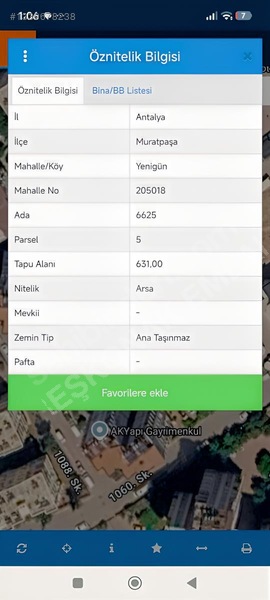 Antalya Muratpaşa Yenigün Mahallesinde Satılık Kupon Arsa — fotoğraf 6