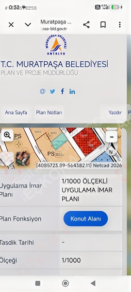 Antalya Muratpaşa Yenigün Mahallesinde Satılık Kupon Arsa — fotoğraf 9