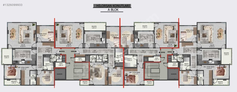 *eksilmez Grup* 3+1 Daire* Ortak İşler/fırtına/cadde Cephe — fotoğraf 12