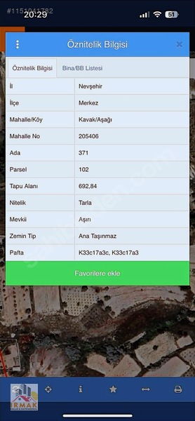 Irmak Emlaktan Satılık İmara Yakın Arazi