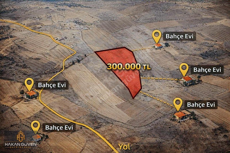 Akören Tulce'De Satılık 5.913 M² Müstakil Tapulu Tarla