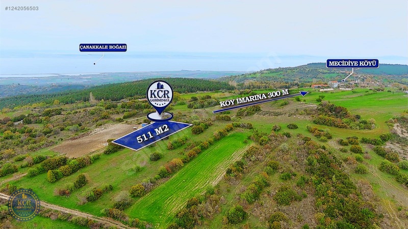 Çanakkale Mecidiyede Boğaz Manzaralı Satılık İki Adet Tarla — fotoğraf 13