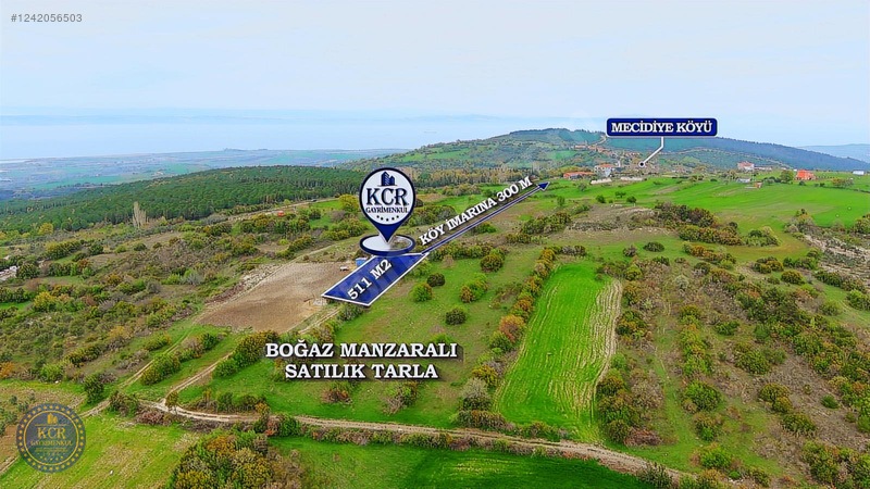 Çanakkale Mecidiyede Boğaz Manzaralı Satılık İki Adet Tarla — fotoğraf 14