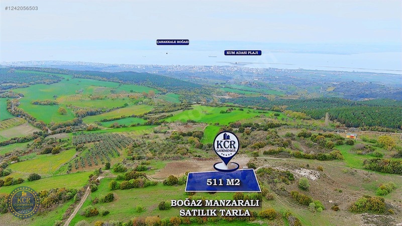 Çanakkale Mecidiyede Boğaz Manzaralı Satılık İki Adet Tarla — fotoğraf 15
