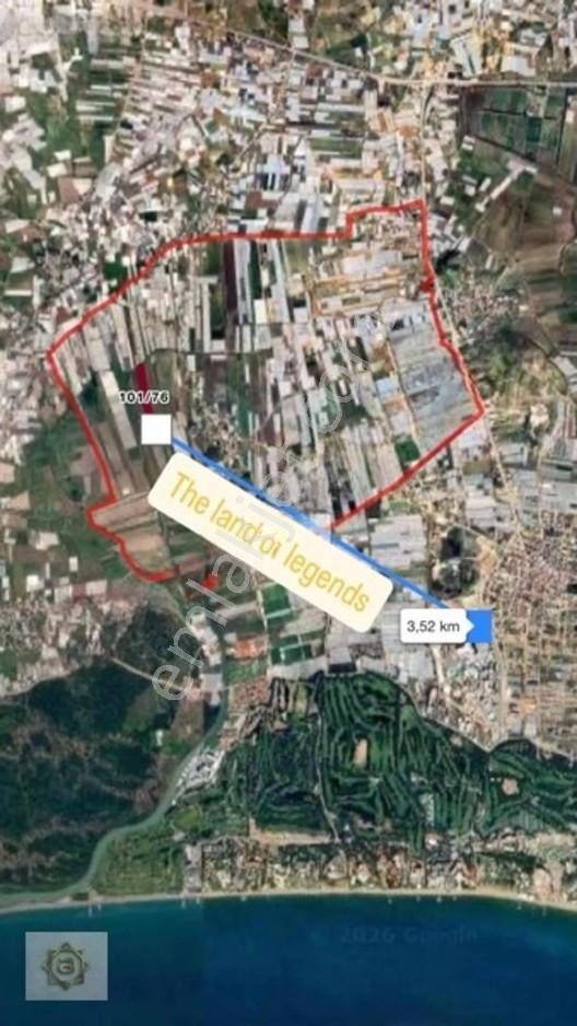 Atabay'dan Serik Çakallık Mahallesinde 20 Dönüm Müstakil Tapulu