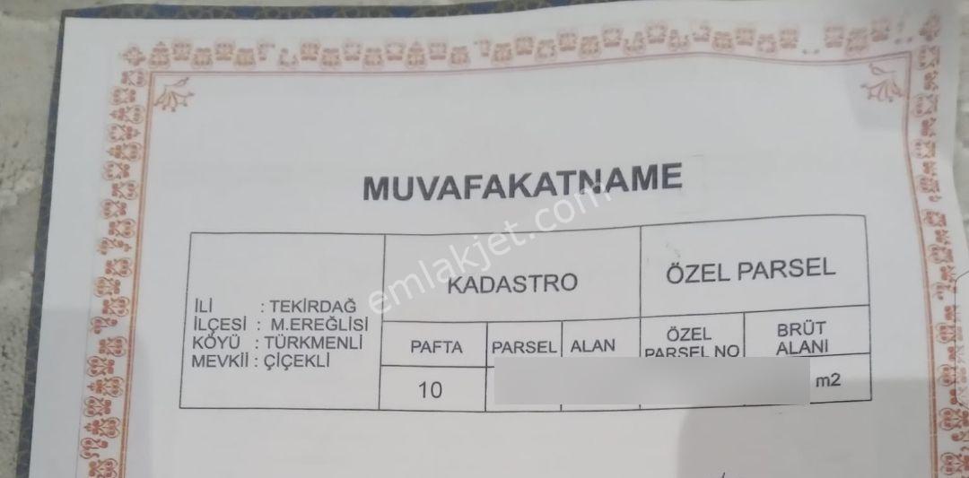 Türkmenli Köyünde Muhafakatnameli 824 M2 Tarla — fotoğraf 4